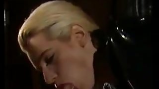 Blonde Latex Anal