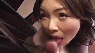 Japanese Mature Milf Giving Head