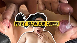 PINAY MOUTH FUCKED - CUM IN MOUTH THEN SWALLOW - SUPER BLOWJOB READY FOR MEET UP