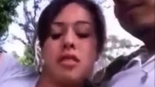 Teresa, mexicana tragando mecos en el parque!