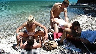 real public german beach orgy