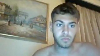 Beautiful boy with very big thick cock on cam