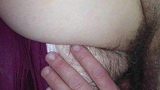 Amateur Hairy Pussy with Big Clit