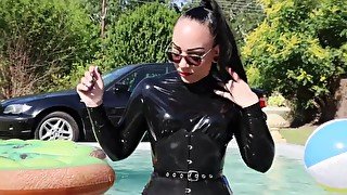 Latex in the pool full video