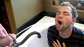 Piss Loving Preston Takes 4 Cocks! Parts 1 2! - Piss Loving Preston Takes 4 Cocks! Parts 1 2! - Boys-Pissing