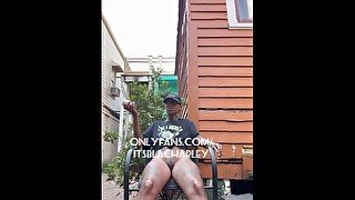 Watching Blac Harley Masturbate in Public is Always Exciting and Fascinating