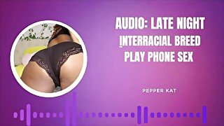 Phone Sex: Naughty Interracial Play