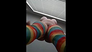 Tiny Face Sitting and Squat POV