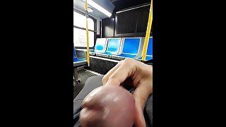 Jerking off on Bus