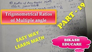 Prove this math , Ratios of multiple angles Math part 19