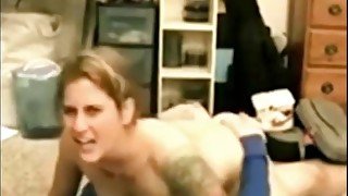 Tattooed amateur fucked