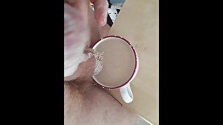 Milky dick: I was hot at coffee time 2