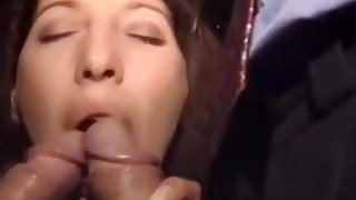 Dirty French Slut Sucks and Fucks