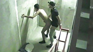 Twink fucked by scally boy in buildings in the escalator