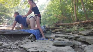 Homemade Passionate Outdoor Public Amateur Pegging