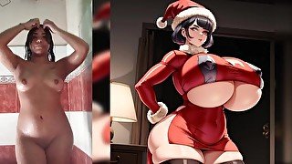 Compilation of special Christmas hentai images