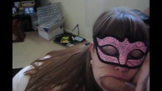 Masked bbw face