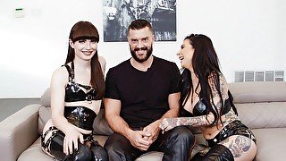 BTS-TS Natalie Mars, Joanna Angel & Ramon!