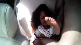 Fucking Uyghur girl in the car