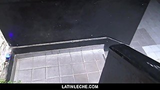 LatinLeche - Sexy Latino Boy Gets Covered In Cum By Four Hung Guys