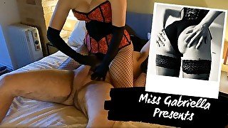 Femdom Mistress Milks Her Chastity Slave Until He Cums (Full)