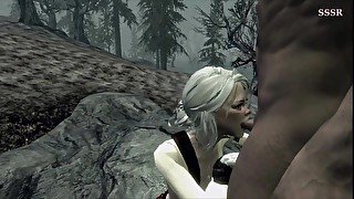 Tiny Skinny Polish Girl part 1 (Toss a coin to your whore) for Skyrim! Ciri parody