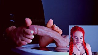 Foot Stream Record Feet Tease And Toesjob - Mistressinni Cb - Teaser Video