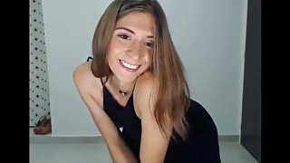 Exotic shemale clip with Webcam, Masturbation scenes