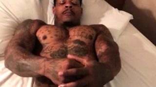 Solo Black Gay Masturbation Jerk Off