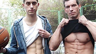 GAYWIRE - Ripped Studs With Rock Hard Abs Bumping Uglies Outdoors