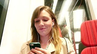 Excited girl - u-bahn 2