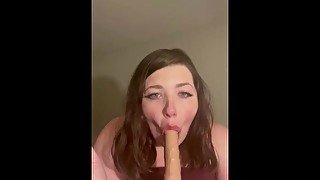 White trash Bbw smoking and sucking dildo  onlyfans - ashleylynn1323