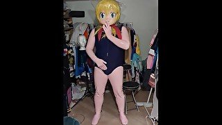 Latex Kigurumi Cosplay Swimsuit Breathplay