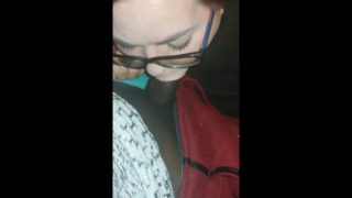 White bbw sucks on boyfriend's bbc