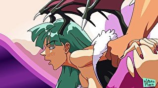 Morrigan Vampire Parody Animation xxx