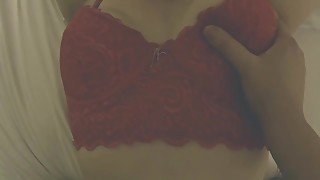 POV: Sexy Milf Lets You Play With Her Natural Milky Lactating Tits