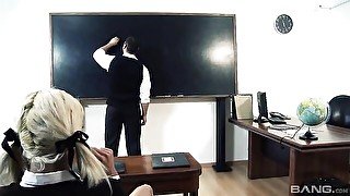 Joana Ferreira Fucks Her College Math Professor For Extra Credit!