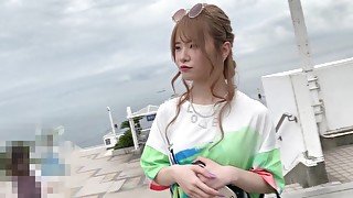 彼氏同伴で撮影に現れた白ギャルを巨根で突きまくり絶頂ｗ