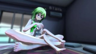 MMD Giantess Growth - Gumi's Movie Night