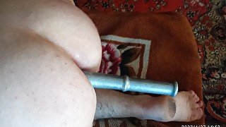 40 Minutes of anal with a 27 cm Phallus Gay BDSM fisting