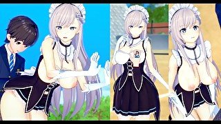 【エロゲーコイカツ！】アズールレーン ベルファスト3DCG巨乳アニメ動画[Hentai Game Koikatsu! Azur Lane Belfast (Anime 3DCG Video)]