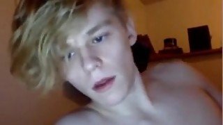 Denmark Cute Boy Fingering His Smooth Bubble Ass On Cam