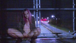 cute teen squirts all over public bridge // IsabellaFern //