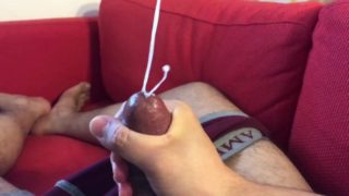 Israeli HUGE cum in Slow motion