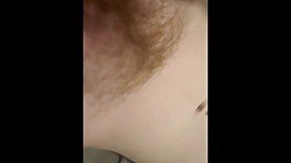 Guy eating out his sluts tight as pussy