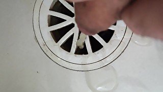 Piss into the drain