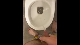 Pissing & Farting in the toilet