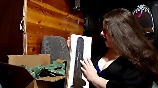 15 inch Dark Rider Dildo unboxing/reaction