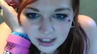 EMO Teen Sucks Dick On Webcam 1