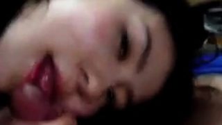 Japanese couple blowjob POV #1